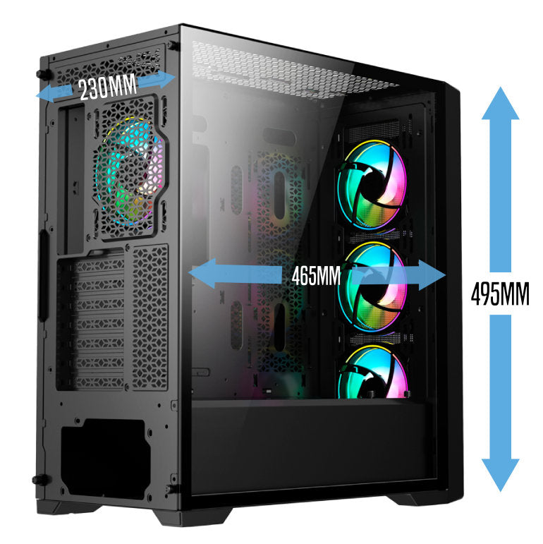 PC Torre Gamer TITAN  AMD Ryzen  5 7600X  + A620M+ 32 GB + SSD 1TB + RTX 4060 @pd