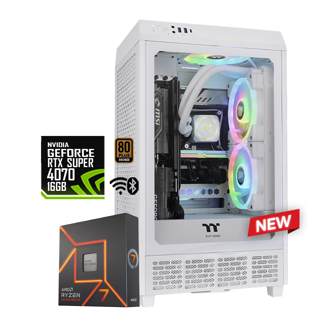 PC Torre Gamer HALO  AMD RYZEN 7 7700X +B650 GAMIN + 32Gb + Ssd 1tb +RTX 3060 12 GB @pd (Copia)