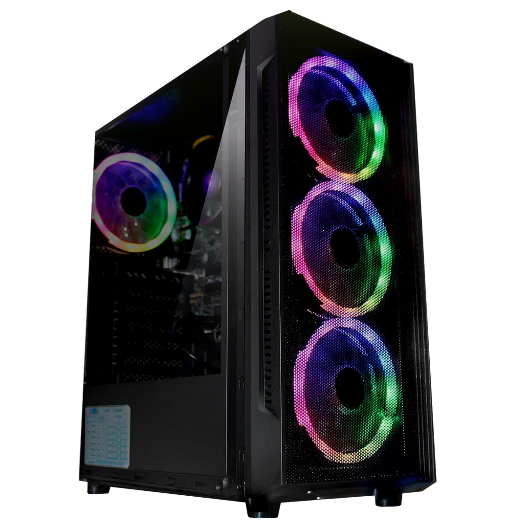 PC Torre GHOST PRO AMD RYZEN 5 4600G + A520M +16Gb+ Ssd 500 Gb @Pd