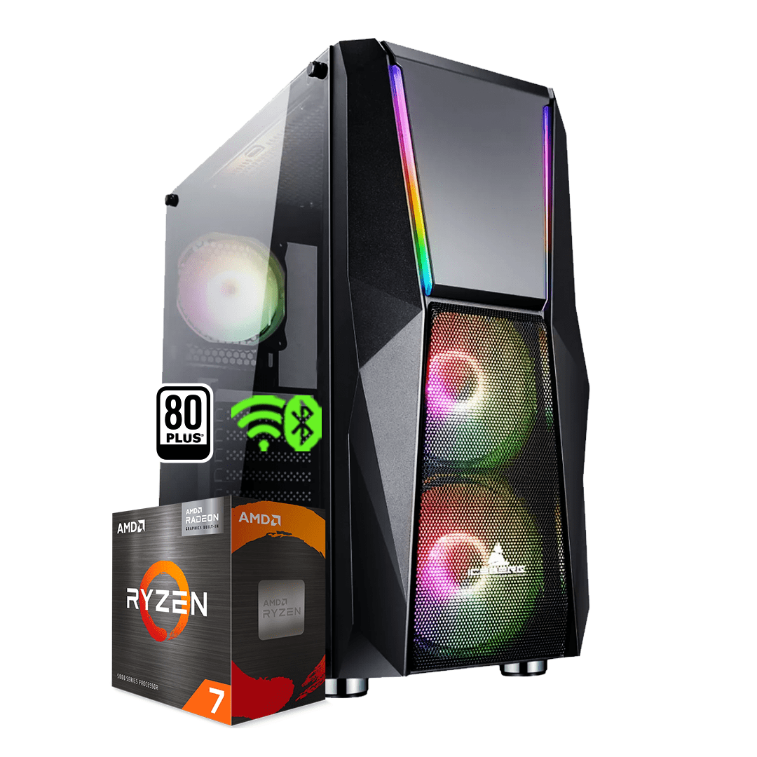 PC Torre Gamer GEAR R7 AMD RYZEN 7 5700G +B550 WIFI + 16Gb + Ssd  512  @pd