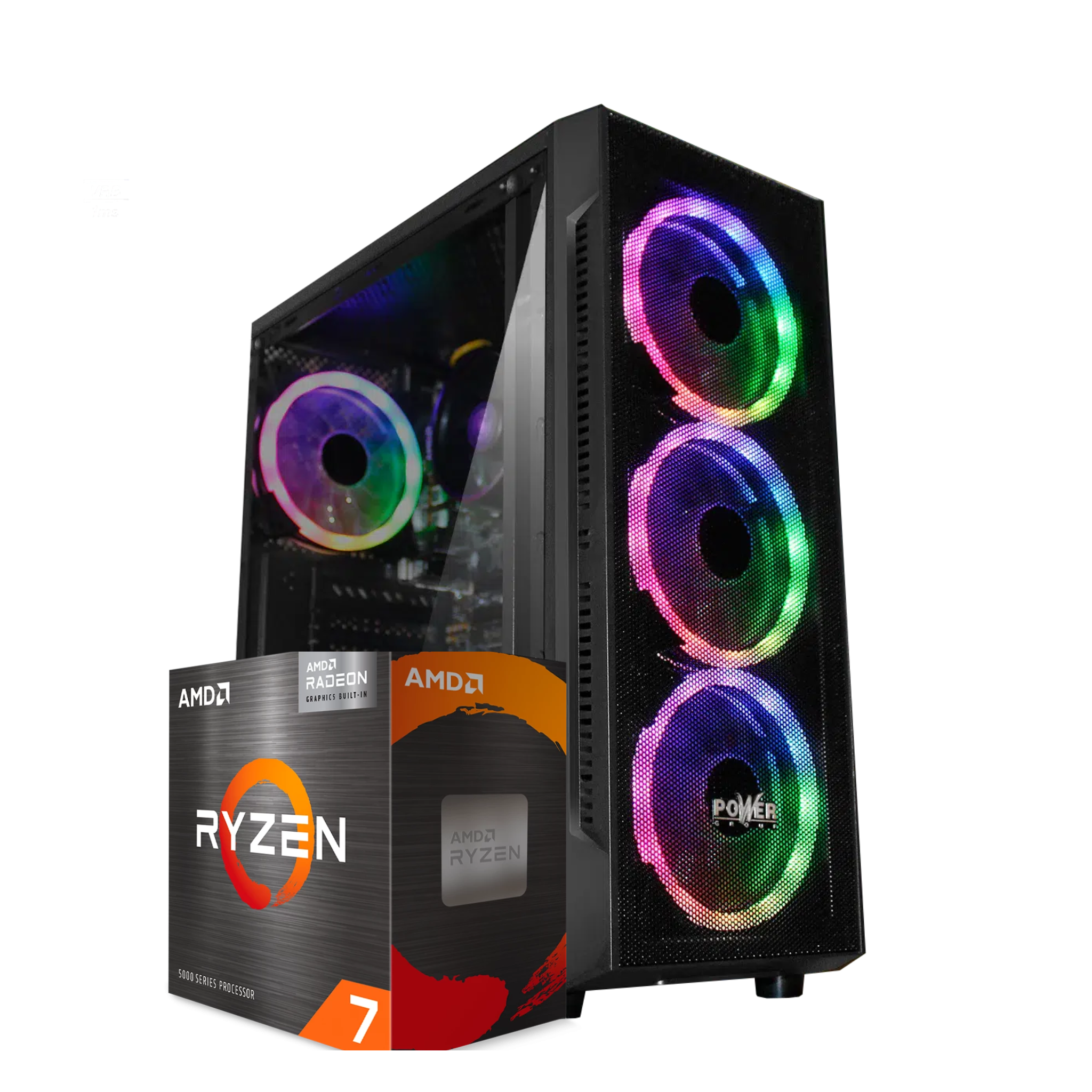 PC TORRE ARES AMD RYZEN 7 5700G - A520M - 16 GB - Nvme 512 GB