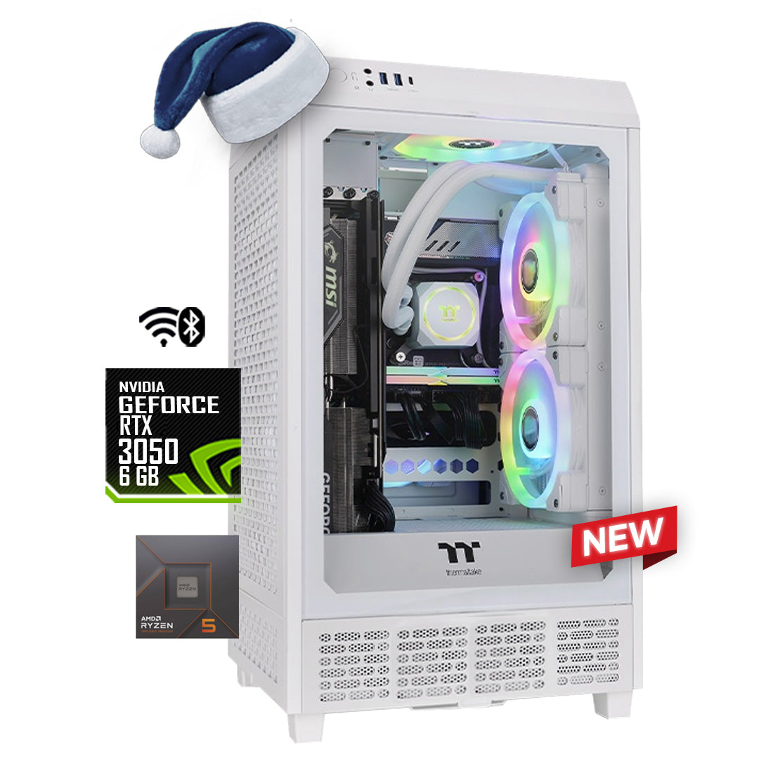 PC Torre Gamer HALO  AMD RYZEN 5 7600X +B650 GAMIN + 32Gb + Ssd 1tb +RTX 3060 12 GB @pd