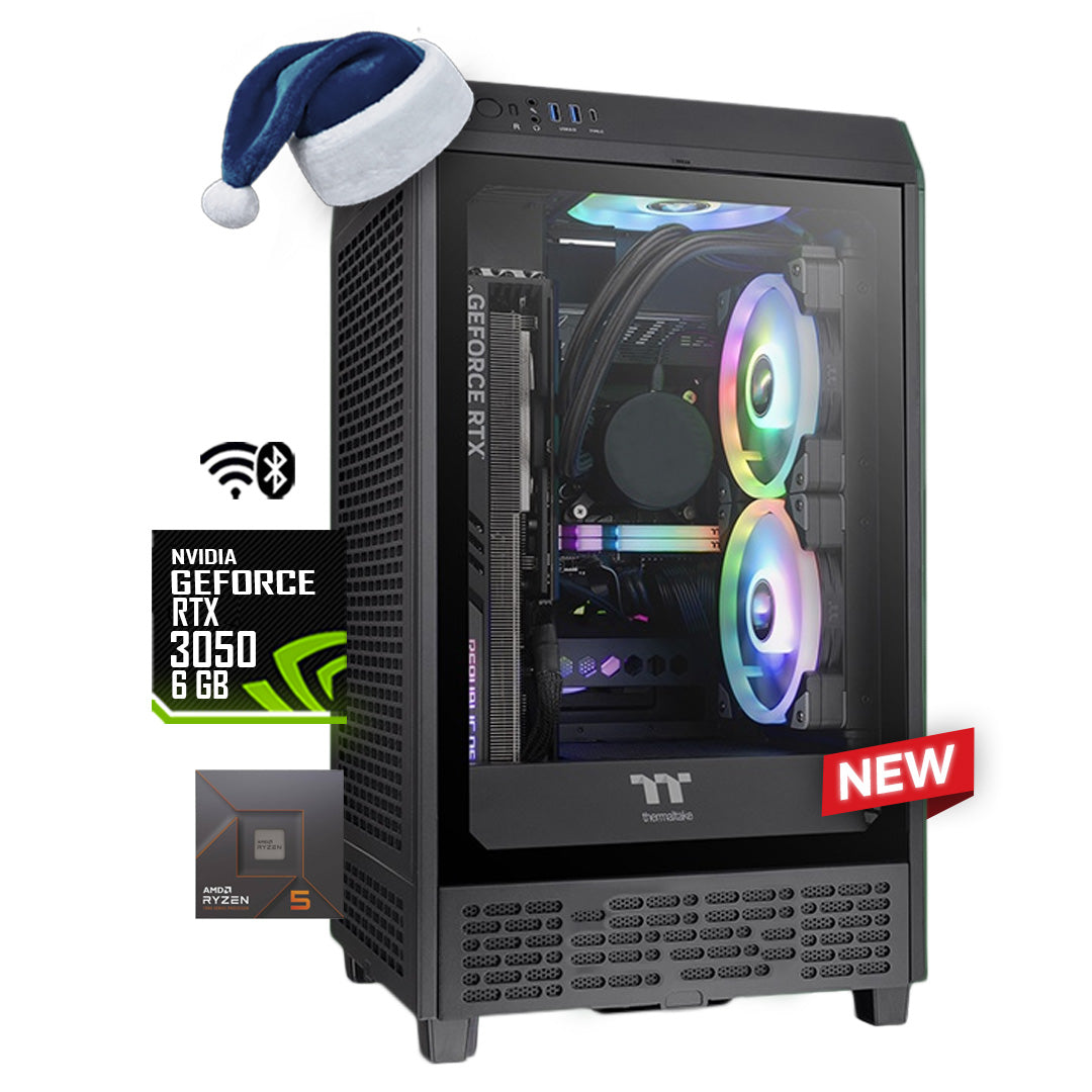 PC Torre Gamer HALO  AMD RYZEN 5 7600X +B650 GAMIN + 32Gb + Ssd 1tb +RTX 3060 12 GB @pd