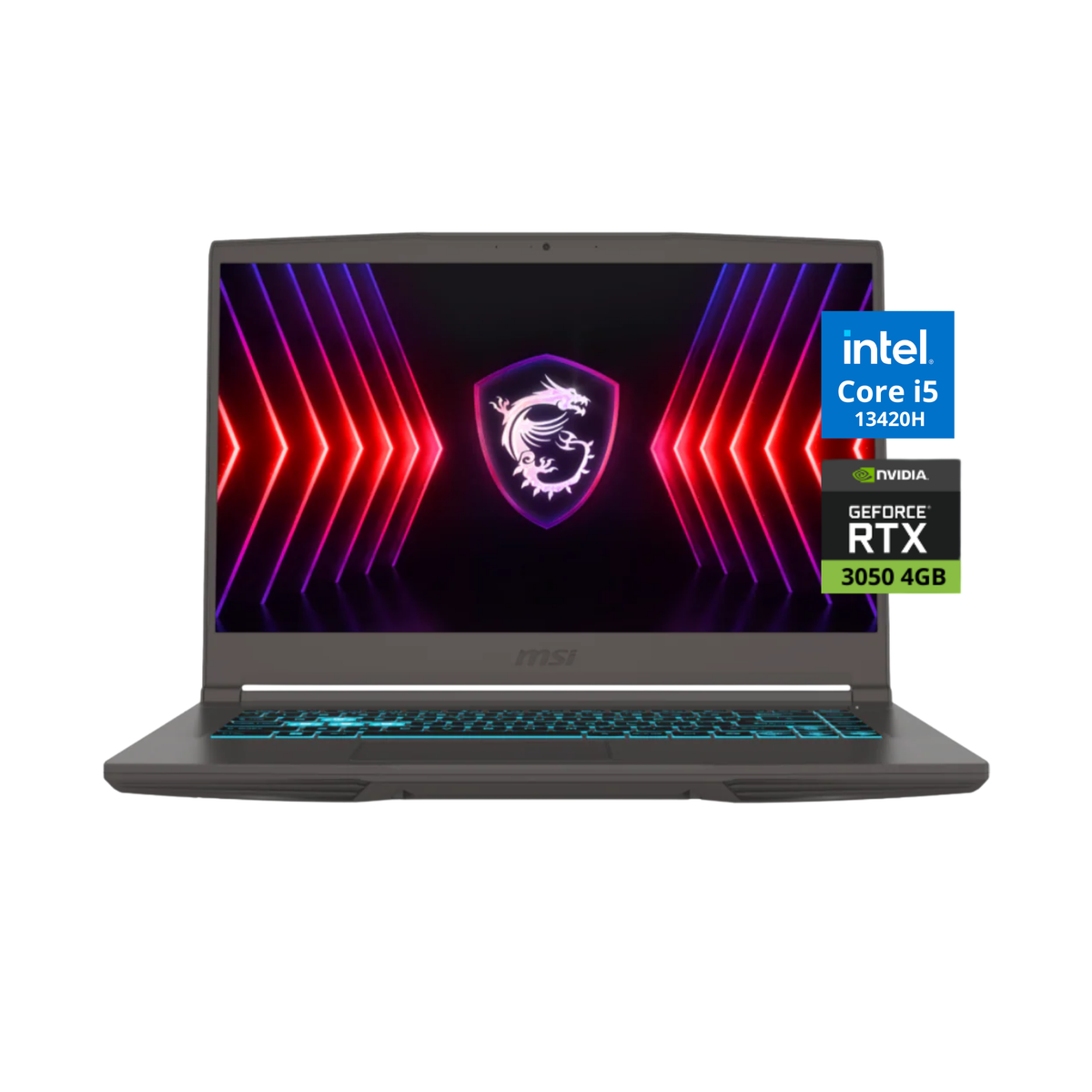 MSI THIN B13UC-3464XCO / INTEL CORE 7 13620H + 16GB DDR4 + NVMe 512GB + 15,6" 144Hz + RTX 3050 4GB + MORRAL