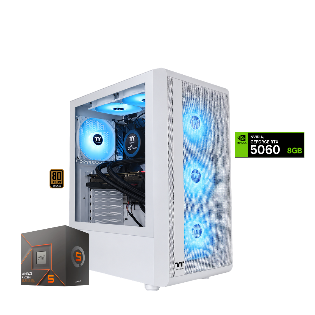 TORRE FALCON PRO / RYZEN 5 8500G + 16GB DDR5 + NVMe 512GB + FTE 650W Bz + B650/B840 + RTX 5060 8GB