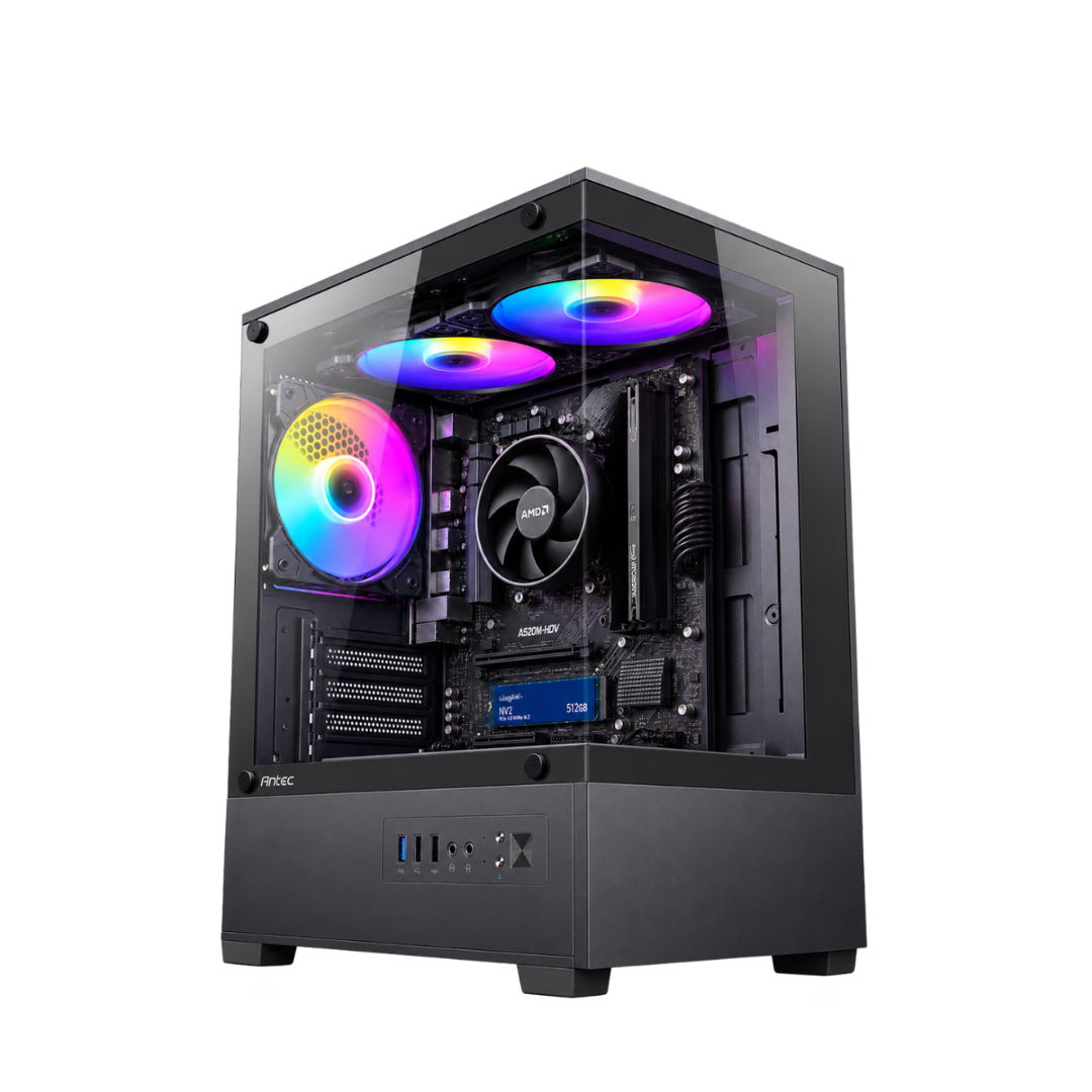 TORRE STAR / RYZEN 5 5600GT + 8GB DDR4 + NVMe 250GB + FTE 450W + A520M