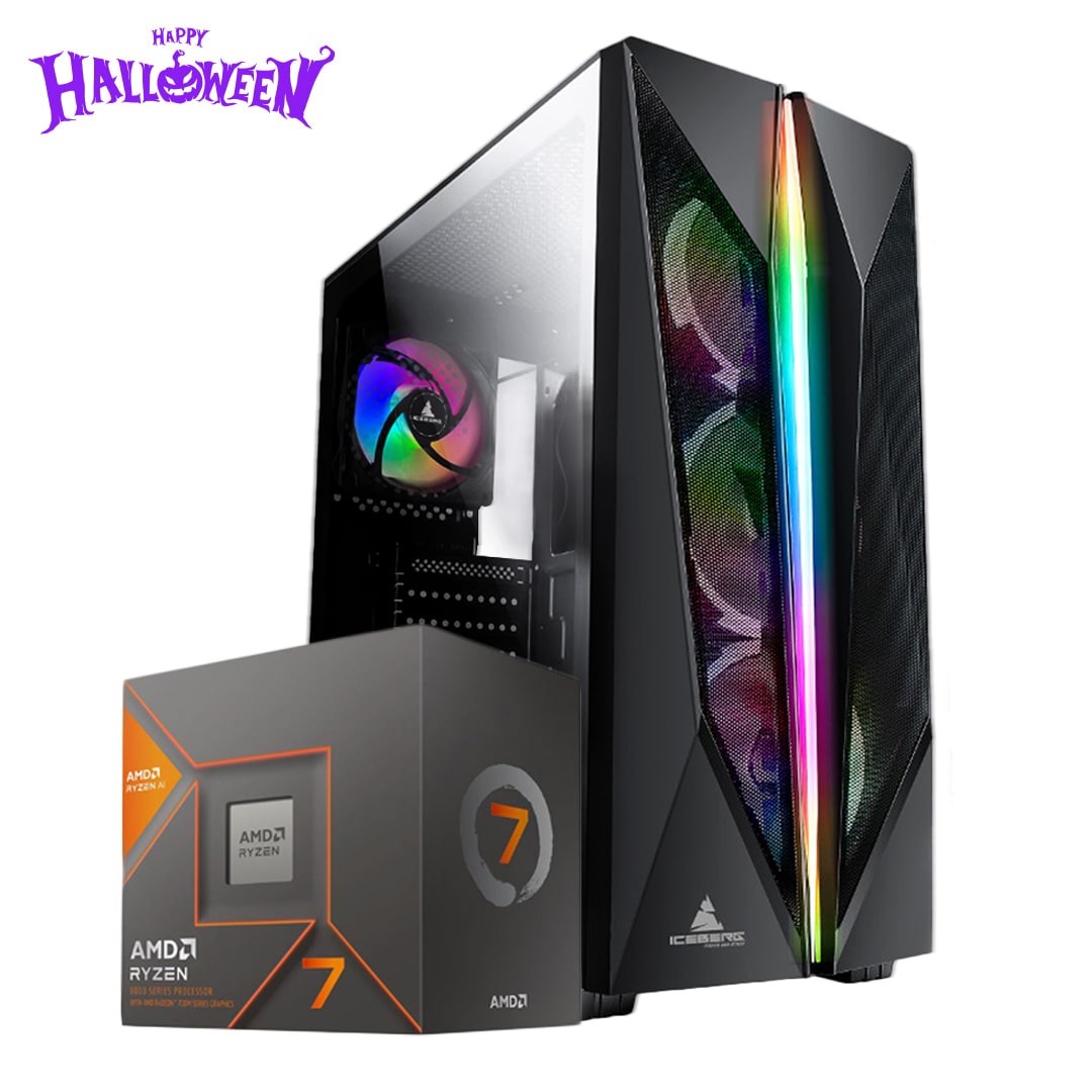 PC Torre Gamer THOR 8 Amd Ryzen 7-8700G+ A620M + 16Gb + 512Gb NVME @pd