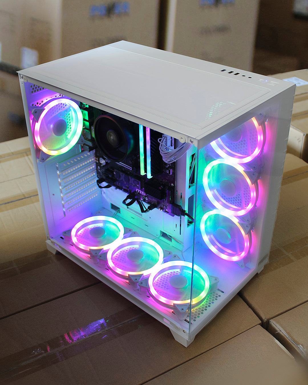 PC Torre Gamer THANOS AMD RYZEN 5 5600X +B550+ 32 Gb + Ssd 512GB +RTX 3050 6GB @pd