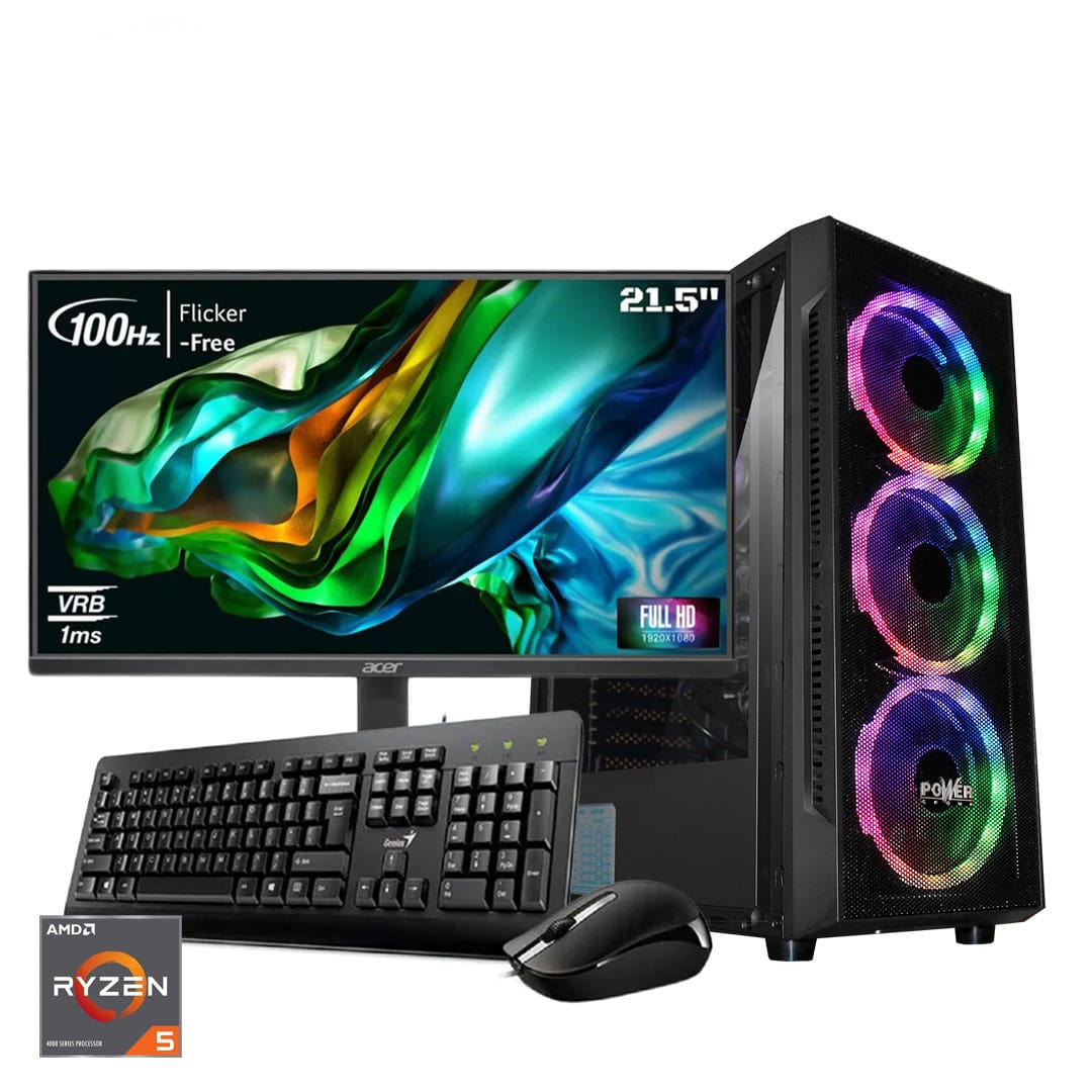 PC KAYN AMD RYZEN 5 5600G +Monitor de 22"+ Teclado y Mouse  @Pd