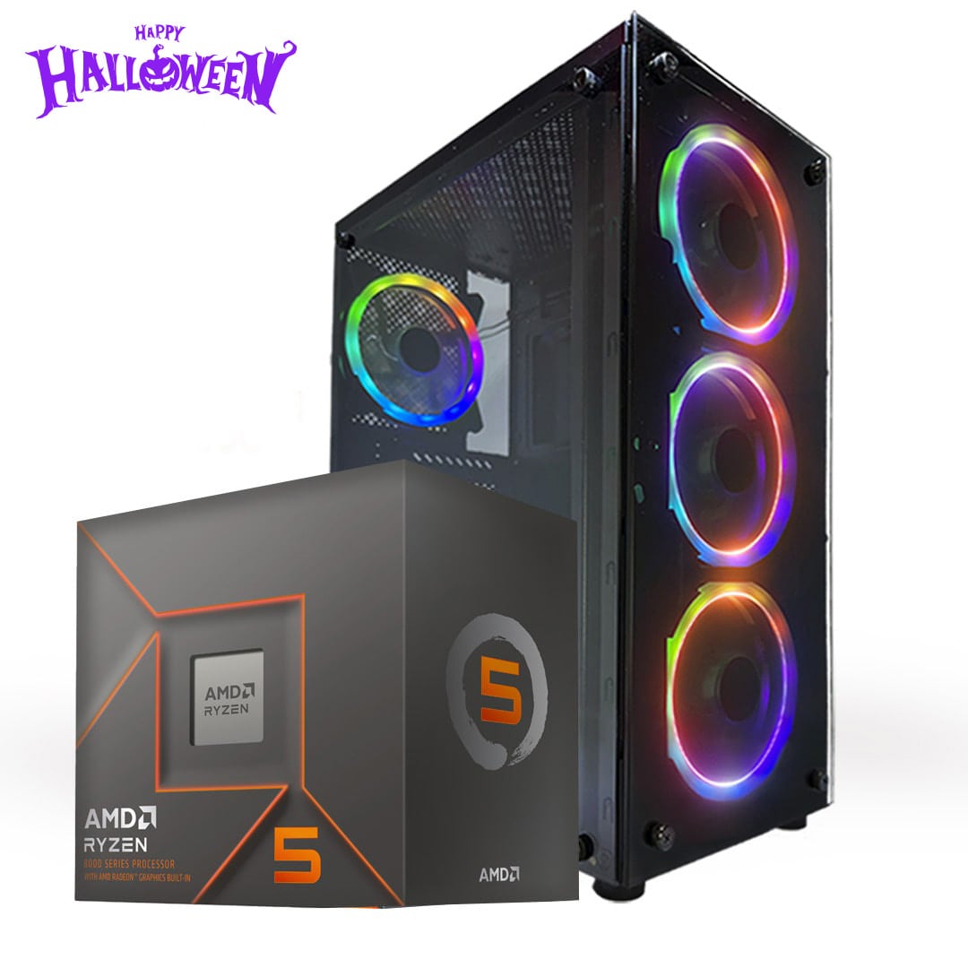 PC Torre Gamer ZEUS Amd Ryzen 5 8600G  + A620M+16gb + 512Gb M.2  @pd